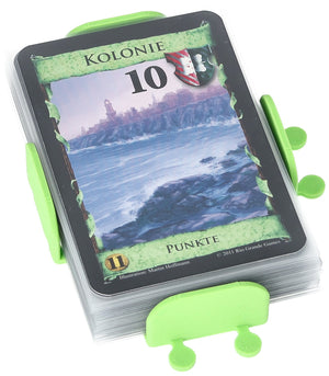 Feldherr card deck holder for Dominion - basic Victory cards with sleeves