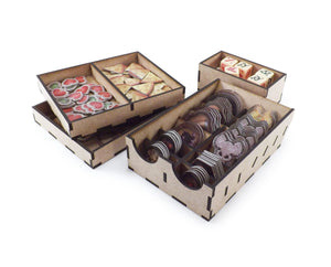 Boardgame Organizer Insert for Mice and Mystics and expansion Heart of Glorm