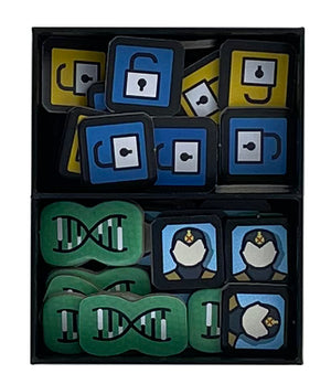 Feldherr MEDIUM bag + 2 Storage Boxes TCHS105 + 3 token holder for Marvel United: X-Men - Uncanny Pledge - cards + small-sized game materials