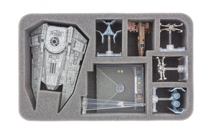 Feldherr MINI PLUS Figuren Tasche für X-Wing Decimator, Lambda Fähre, Raumschiffe und Zubehör