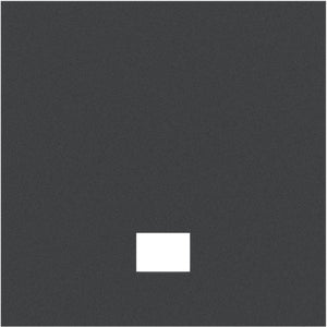 BXMFLU010 312 mm x 312 mm x 10 mm Schaumstoffboden / Schaumstoffzuschnitt mit Loch