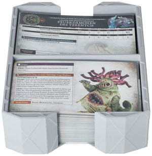 Feldherr Magnetic Box green for Warhammer Age of Sigmar: Warscroll Cards (70 x 121 mm)