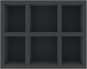 FS080A006 Feldherr foam tray for Adeptus Mechanicus - 6 compartments