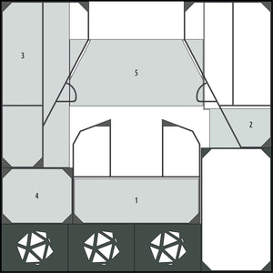 Feldherr Organizer Insert + foam set for Descent: Legends of the Dark - core game box
