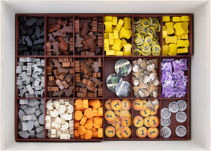 Feldherr Organizer Insert for Caverna: The Cave Builders - core game box