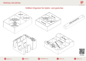 Feldherr Organizer Insert for Golem - core game box