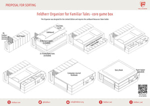 Feldherr foam set + Organizer Insert for Familiar Tales - core game box