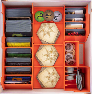 Feldherr Organizer Insert for Robinson Crusoe and expansion Voyage of the Beagle