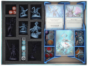 Feldherr foam set + Organizer insert for Warhammer Underworlds: Deathgorge - core game box