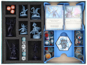 Feldherr foam set + Organizer insert for Warhammer Underworlds: Deathgorge - core game box