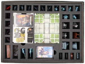 Feldherr foam set + card holder for HeroQuest (2021): Rise of the Dread Moon - core game box