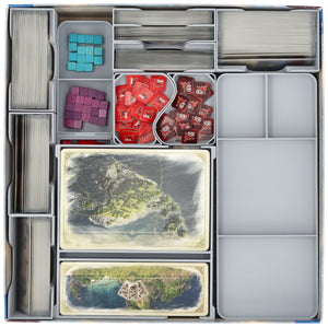Feldherr Organizer Insert for Anno 1800 + The Expansion - core game box