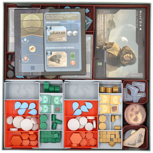 Feldherr Organizer Insert for Dune: Imperium - Uprising - core game box