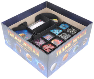 Feldherr Organizer Insert with Foam Tray for Twilight Imperium: Thunder's Edge - Board Game Box