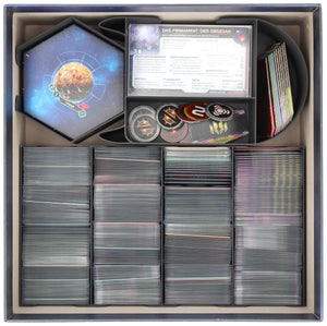 Feldherr Organizer Insert with Foam Tray for Twilight Imperium: Thunder's Edge - Board Game Box