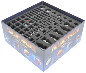 Feldherr Organizer Insert with Foam Tray for Twilight Imperium: Thunder's Edge - Board Game Box