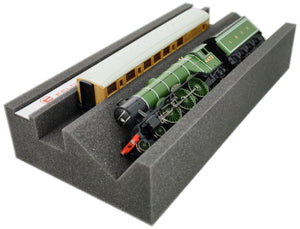 Premium Locomotive Bench H0 / 00 Scale with Magnetic Strip and Additional Maintenance Shaft – Ideal for H0 & 00 Models