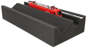 Premium Locomotive Bench H0 / 00 Scale with Magnetic Strip and Additional Maintenance Shaft – Ideal for H0 & 00 Models