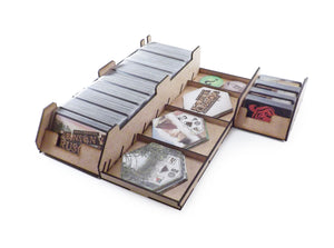 Boardgame Organizer Insert for Robinson Crusoe and expansion Voyage of the Beagle