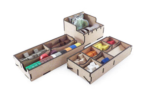 Boardgame Organizer Insert for Robinson Crusoe and expansion Voyage of the Beagle