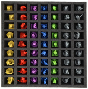 Feldherr foam insert for Cyberpunk 2077: Gangs of Night City - The Board Game - Exclusive Edition + Side Gig Expansion - core game box