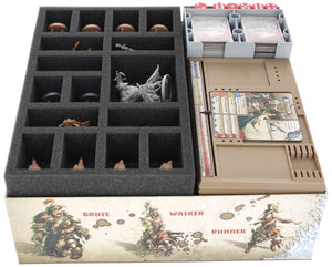 Feldherr foam set with Organizer for Zombicide: White Death - core game box