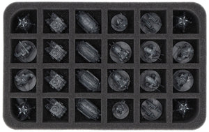 HS055A046 Feldherr foam tray for Legions Imperialis - 24 Compartments