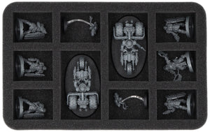 HS045A037 Feldherr foam tray for Necromunda - 10 Compartments