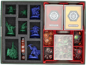 Feldherr Foam Set + Organizer Insert for Warhammer Underworlds: Embergard - core game box