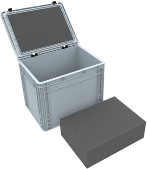 Feldherr Eurobox 40 x 30 cm Set for Tabletop Miniatures - 112 Compartments + Pick and Pluck Foam Insert