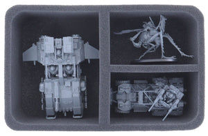 HS080A029 Half-Size foam tray for Necromunda - 3 compartments