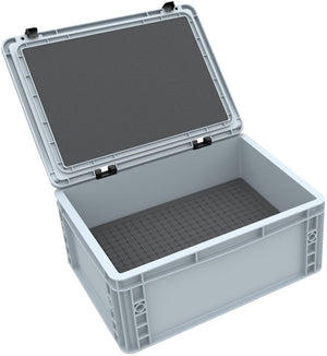 Feldherr Eurobox 40 x 30 cm Set for Tabletop Miniatures - 60 Compartments + Pick and Pluck Foam Insert
