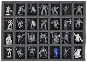 Feldherr Eurobox 40 x 30 cm Set for Tabletop Miniatures - 84 Compartments + Pick and Pluck Foam Insert