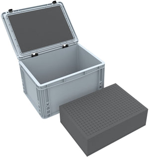 Feldherr Eurobox 40 x 30 cm Set for Tabletop Miniatures - 56 Compartments + Pick and Pluck Foam Insert