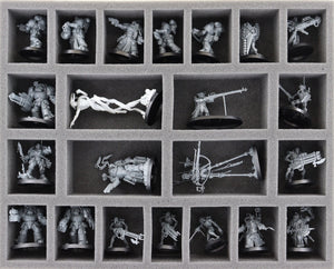 FS050A116 Feldherr Full-Size foam tray for Adeptus Mechanicus - 22 compartments