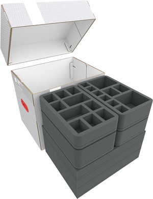 Feldherr Storage Box with Foam Tray Set for Warhammer: The Old World - Warriors of Chaos (FSLB310P114)